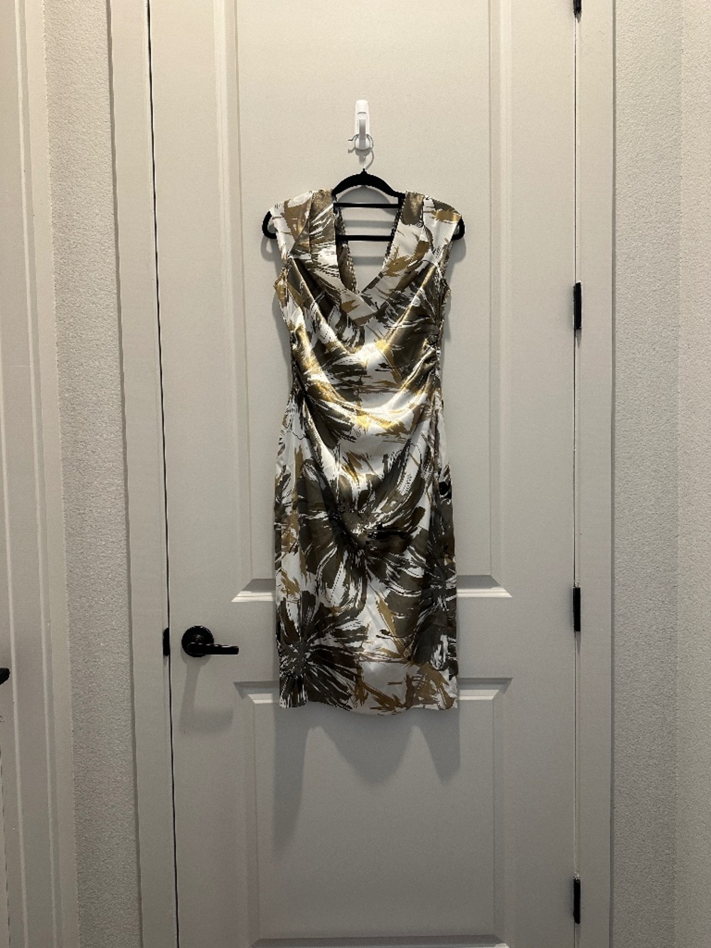 Maggy London Floral Midi Dress Size 8